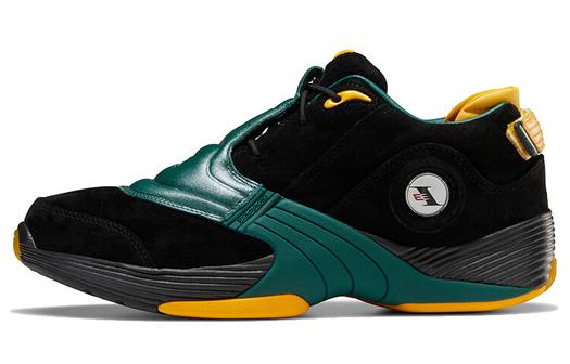 Кроссовки Reebok Answer Vintage Basketball Unisex, черный/зеленый