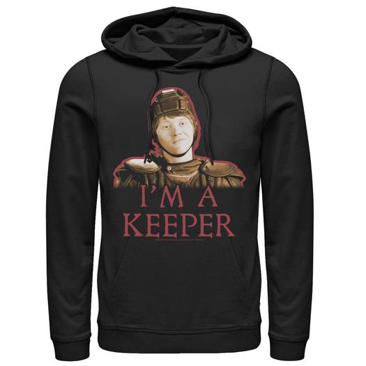 Мужской пуловер с капюшоном и рисунком Рона Уизли I'm A Keeper Harry Potter