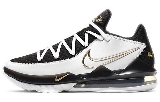 Кроссовки Nike LeBron 17 Low, белый/черный