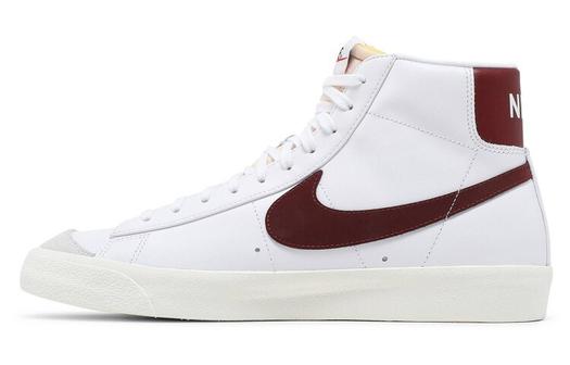 Кроссовки Nike Blazer Mid '77, белый/темно-красный