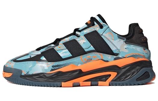 Кроссовки Adidas Originals Niteball 2.0 Lifestyle Unisex, голубой/черный/оранжевый