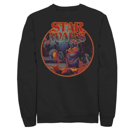 Мужской свитшот с логотипом Star Wars 70-х Styler Circle Portrait Licensed Character