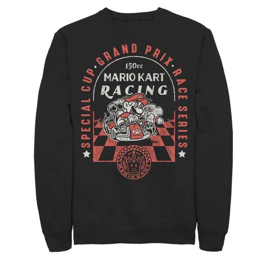 Мужская толстовка с винтажным плакатом и специальным кубком Mario Kart Racing Special Cup Licensed Character