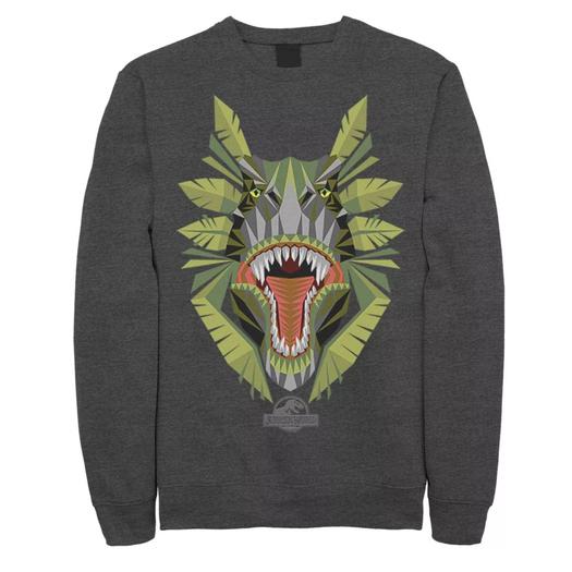 Мужской флисовый пуловер Jurassic World Tikisaur Leaf Face Roar Licensed Character