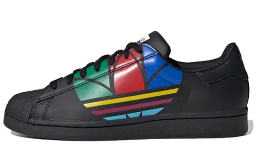 Кроссовки Adidas Originals Superstar Pure 'Colorful Trefoil - Core Black'