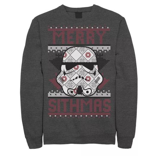Мужской свитшот Merry Sithmas со шлемом штурмовика Star Wars