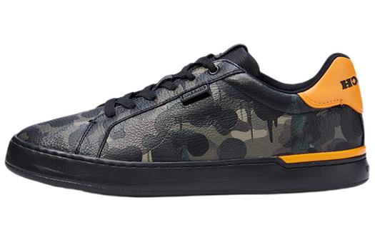 Кроссовки COACH Skateboard Shoes Men Low-Top Black Gray Color
