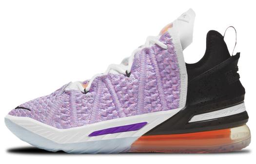 Кроссовки Nike LeBron 18, сиреневый/черный