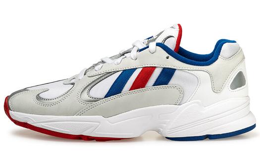 Кроссовки Adidas Originals Yung-1 Chunky Unisex, серый/темно-зеленый/красный
