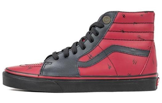 Кроссовки Vans SK8 Hi Marvel Deadpool Black Red