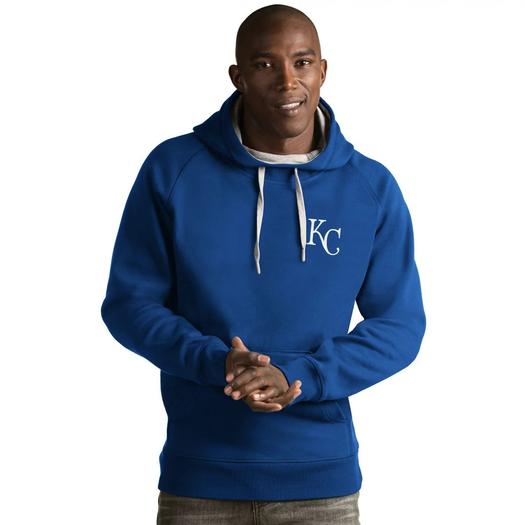 Мужской пуловер с капюшоном Kansas City Royals Victory Antigua