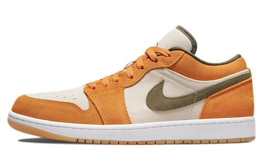 Кроссовки JORDAN 1 Low Se Light Curry