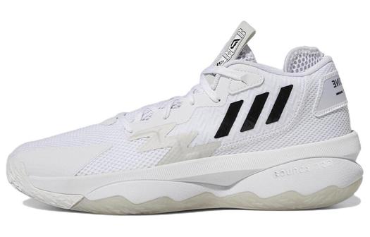 Кроссовки Adidas Dame 8 Admit One Cloud, белый/черный
