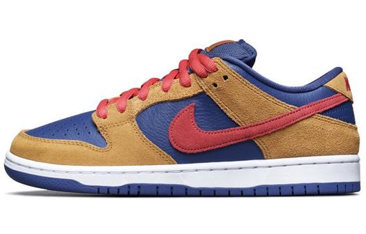 Кроссовки Nike SB Dunk Low, темно-синий/коричневый