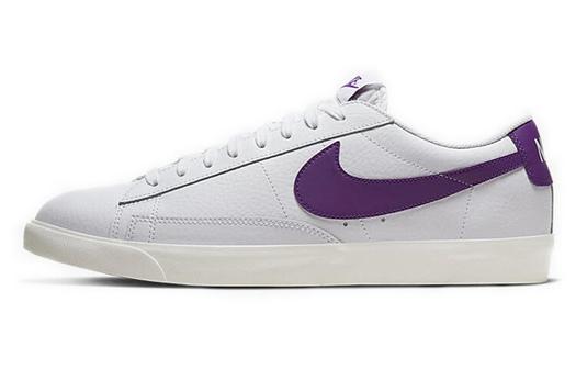 Кроссовки Nike Blazer Low Leather, фиолетовый/белый