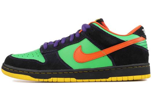 Кроссовки Nike Sb Dunk Low Green Spark Hoop Orange