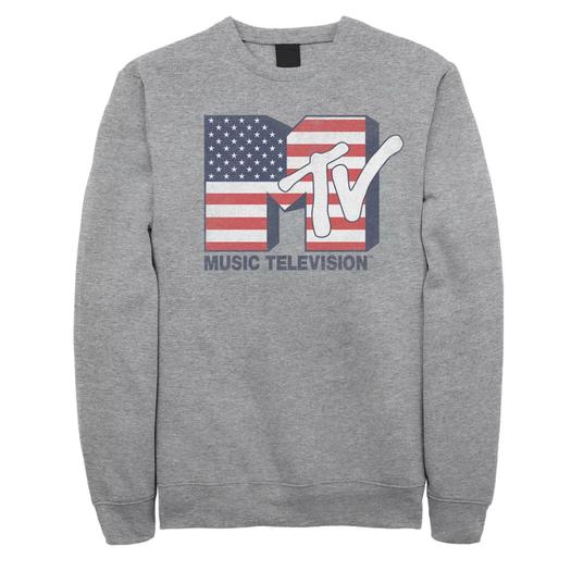 Мужской свитшот с логотипом MTV Rock USA Licensed Character