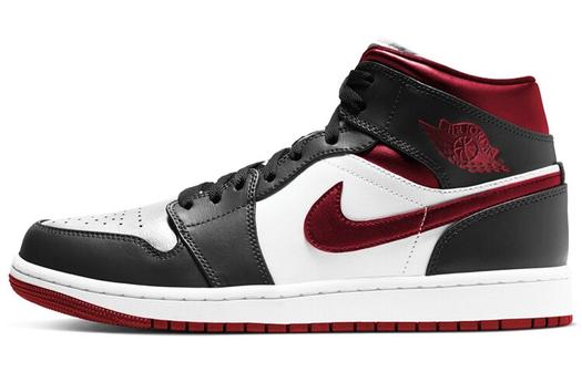 Кроссовки JORDAN 1 Mid Gym Red Black White