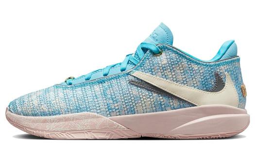 Кроссовки Nike LeBron 20, голубой/светло-розовый