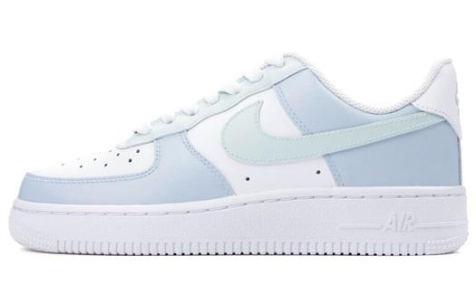 Кроссовки Nike Air Force 1 Skateboard Shoes Men Low-Top Blue Green/White