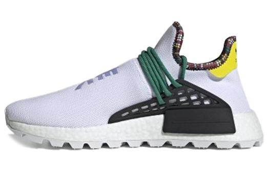 Кроссовки Adidas Originals Pharrell Hu Lifestyle Unisex, белый/черный/зеленый