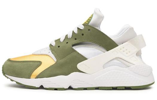 Кроссовки Nike Air Huarache Stussy, темно-зеленый/белый