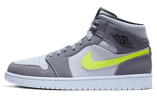 Кроссовки Jordan 1 Mid Gunsmoke Volt