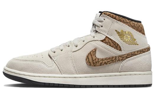 Кроссовки JORDAN 1 Mid Se Brown Elephant