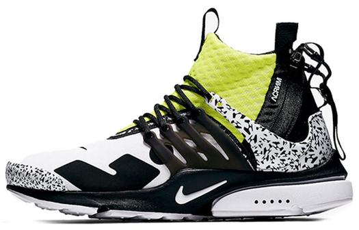 Кроссовки Nike Air Presto Mid Acronym, желтый/белый