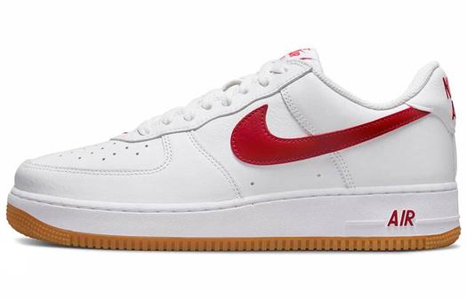 Кроссовки Nike Air Force 1 '07 Low Retro, белый/красный