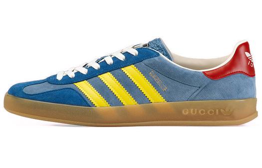 Кроссовки мужские Gucci Gazelle для скейтбординга Низкие Синие