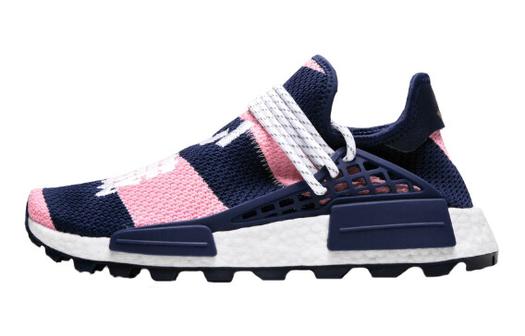 Кроссовки Adidas Originals Pharrell Hu Lifestyle Unisex, черный/розовый
