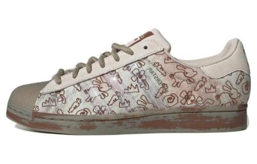 Кроссовки Superstar Melting Sadness X Adidas Originals 'Allover Graphics - Clear Brown'