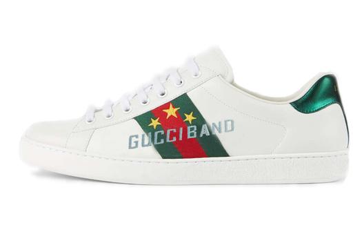 Кроссовки мужские Gucci Ace 'Gucci Band', Низкие, Кожаные