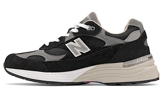 New Balance 992 Черно-серая замша