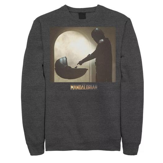 Мужской свитшот с логотипом Star Wars The Mandalorian The Child Scene Licensed Character