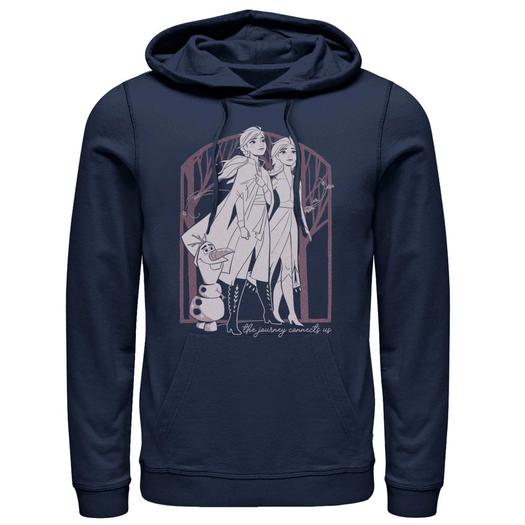 Мужской пуловер с капюшоном Disney Frozen II Sisters Licensed Character