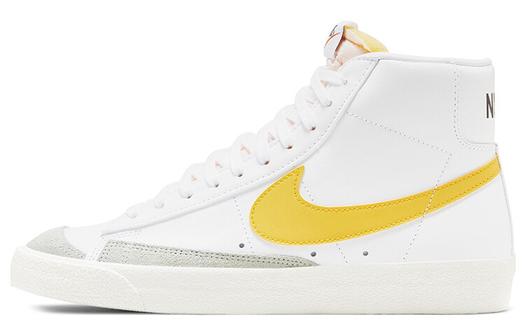 Кроссовки Nike Blazer Mid 77 Vintage, белый/желтый/коричневый