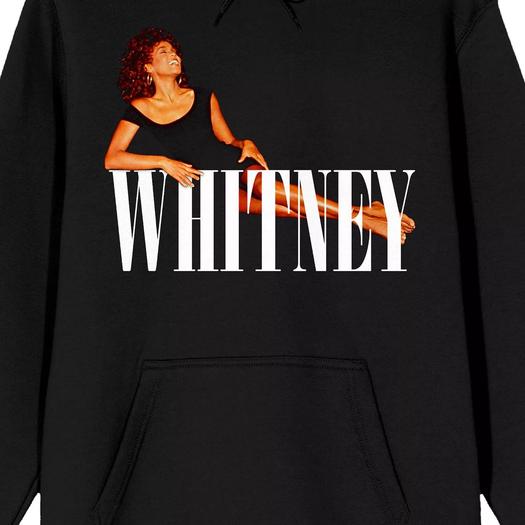 Мужская толстовка с рисунком Whitney Houston Lounging Licensed Character