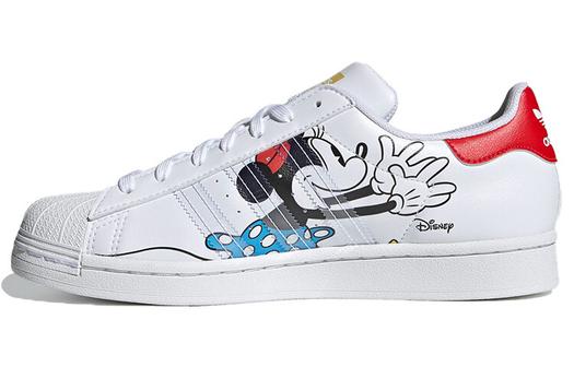 Кроссовки Adidas Originals Superstar Disney Mickey And Minnie White Vivid Red