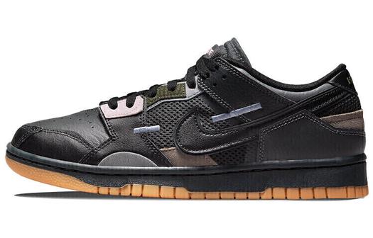Черная резинка Nike Dunk Low Scrap