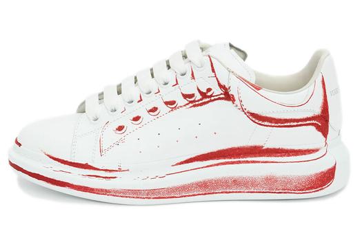 Кроссовки Alexander McQueen Oversized Sneaker 'White Lust Red Print'