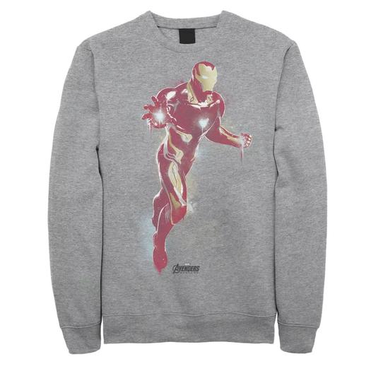 Мужской свитшот с аэрозольной краской Marvel Avengers: Endgame Iron Man Licensed Character