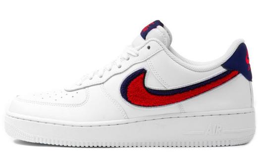 Кроссовки Nike Air Force 1 Low 3D Chenille Swoosh White Red Blue