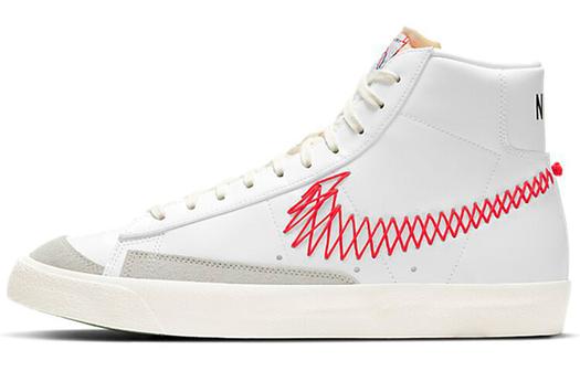 Кроссовки Nike Blazer Mid '77 Vintage, белый/красный