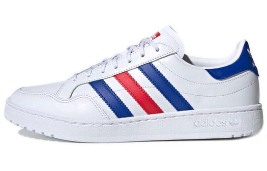 Кроссовки Adidas Originals Team Court Unisex, белый/синий/красный