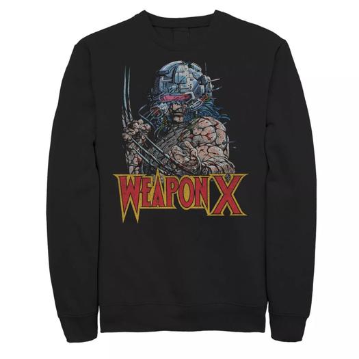 Мужской свитшот с портретом Marvel Weapon X Licensed Character