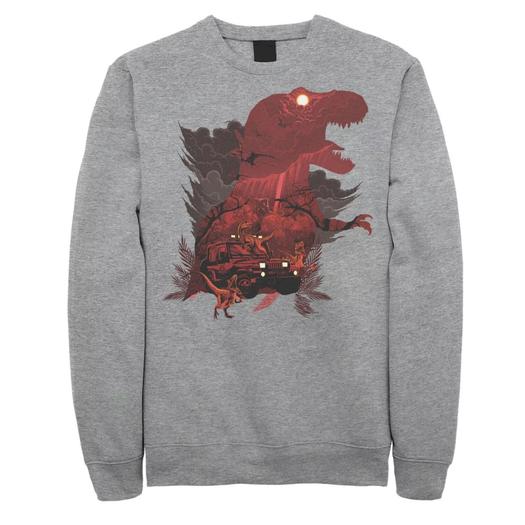 Мужской свитшот с коллажем «Парк Юрского периода» T-Rex Licensed Character