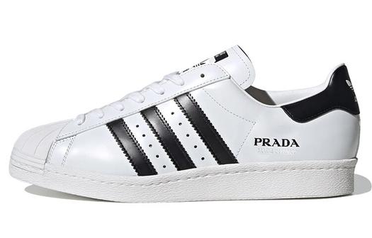 Кроссовки Adidas Superstar Prada White Black