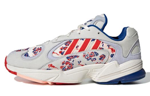 Кроссовки Adidas Originals Yung-1 Chunky Unisex, серый/красный